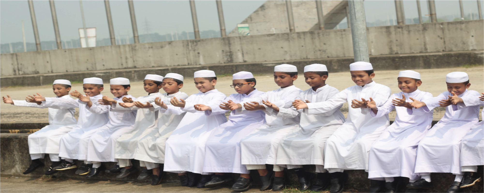 Students in Islamic Attire
