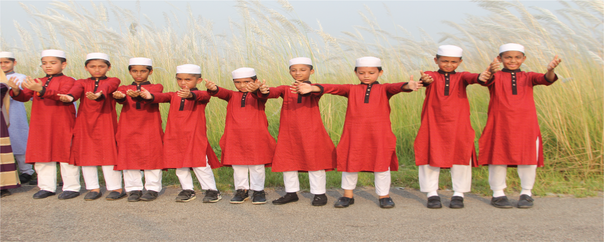 Children in Traditional Attire